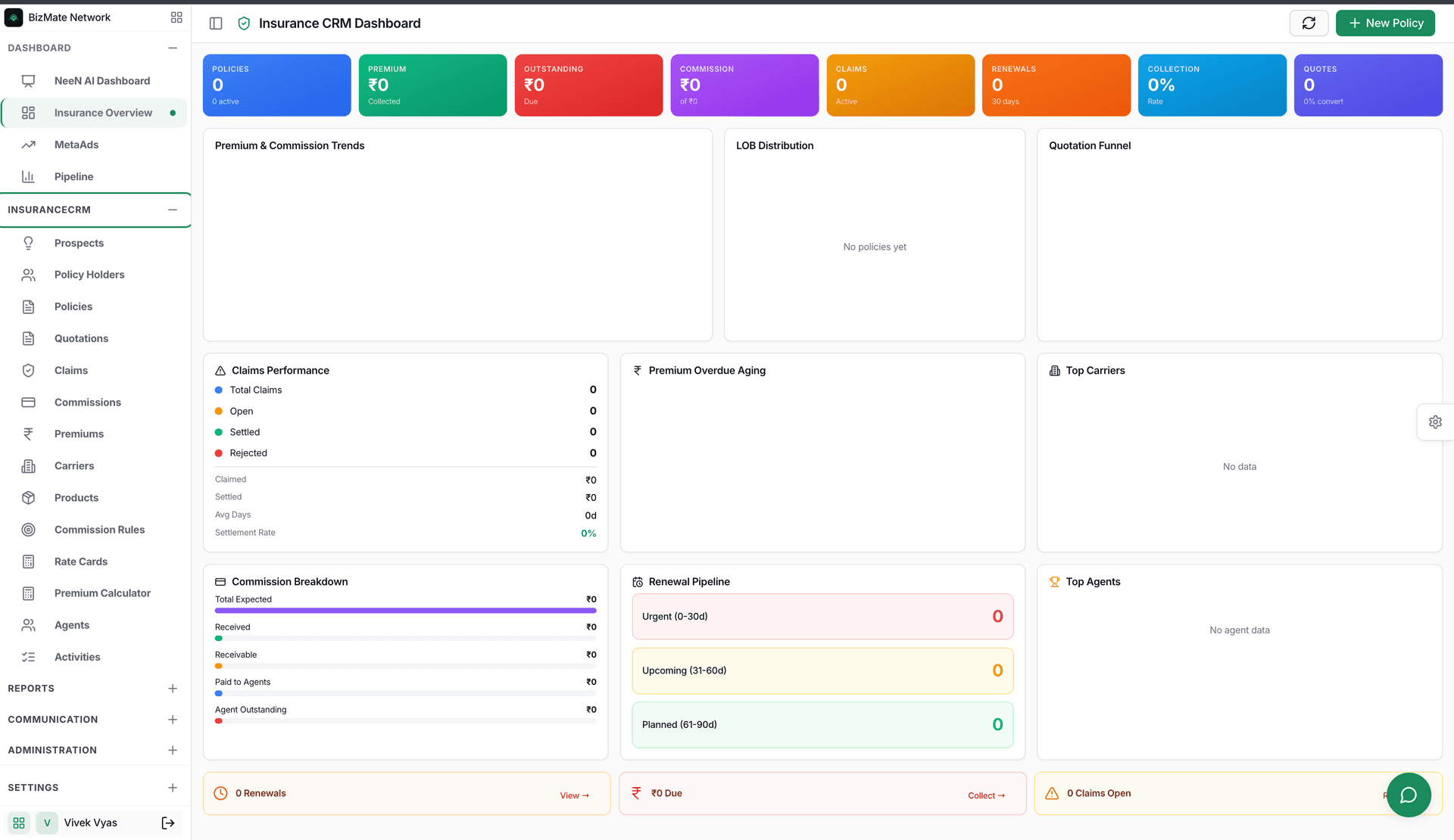 Insurance CRM